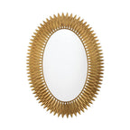 Crystorama BRH-M500-GA Antique Gold Broche 31.25'' Integrated Led Antique Gold Mirror Image 1