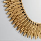 Crystorama BRH-M500-GA Antique Gold Broche 31.25'' Integrated Led Antique Gold Mirror Image 6