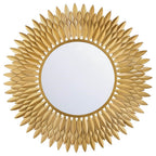 Crystorama BRH-M530-GA Antique Gold Broche Antique Gold 30in Mirror Image 1