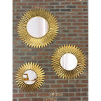 Crystorama BRH-M530-GA Antique Gold Broche Antique Gold 30in Mirror Image 2