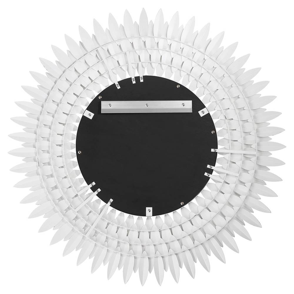 Crystorama BRH-M530-MT Matte White Broche Matte White 30in Mirror Image 4