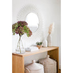 Crystorama BRH-M530-MT Matte White Broche Matte White 30in Mirror Image 2
