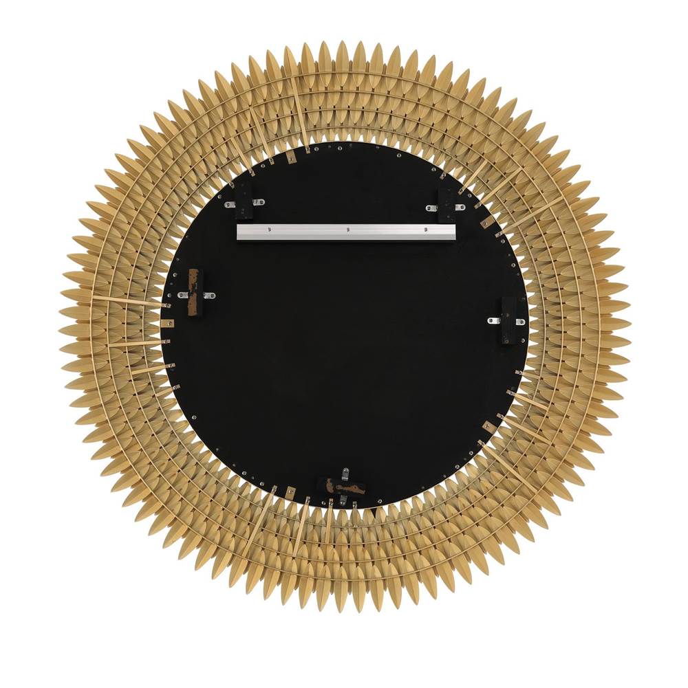 Crystorama BRH-M546-GA Antique Gold Broche 46.75'' Antique Gold Mirror Image 3