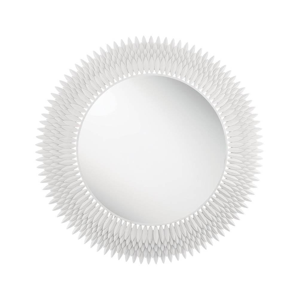 Crystorama BRH-M546-MT Matte White Broche 46.75'' Matte White Mirror Image 1