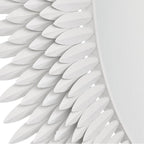 Crystorama BRH-M546-MT Matte White Broche 46.75'' Matte White Mirror Image 6