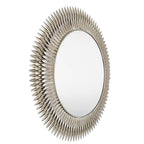 Crystorama Broche 46.75'' Antique Gold Mirror