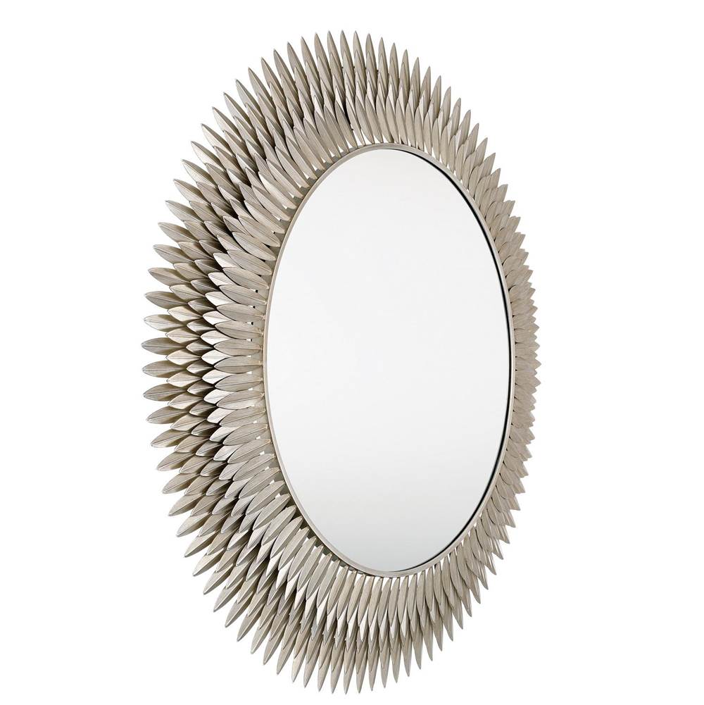 Crystorama Broche 46.75'' Antique Gold Mirror