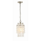 Crystorama BRI-3000-SA Antique Silver Brielle 1 Light Antique Silver Mini Chandelier Image 1