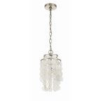 Crystorama BRI-3000-SA Antique Silver Brielle 1 Light Antique Silver Mini Chandelier Image 4