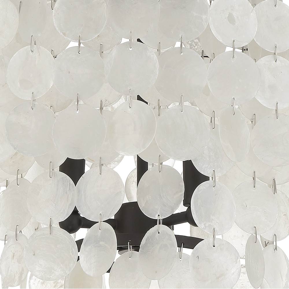 Crystorama BRI-3003-DB Dark Bronze Brielle 3 Light Dark Bronze Ceiling Mount Image 3