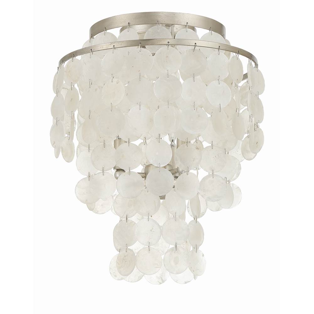Crystorama Brielle 3 Light Dark Bronze Ceiling Mount