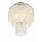Crystorama BRI-3003-SA Antique Silver Brielle 3 Light Antique Silver Ceiling Mount Image 4