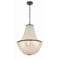 Crystorama BRI-3006-DB Dark Bronze Brielle 6 Light Dark Bronze Chandelier Image 1
