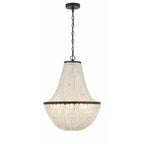 Crystorama Brielle 6 Light Dark Bronze Chandelier