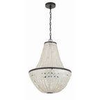 Crystorama BRI-3006-DB Dark Bronze Brielle 6 Light Dark Bronze Chandelier Image 6