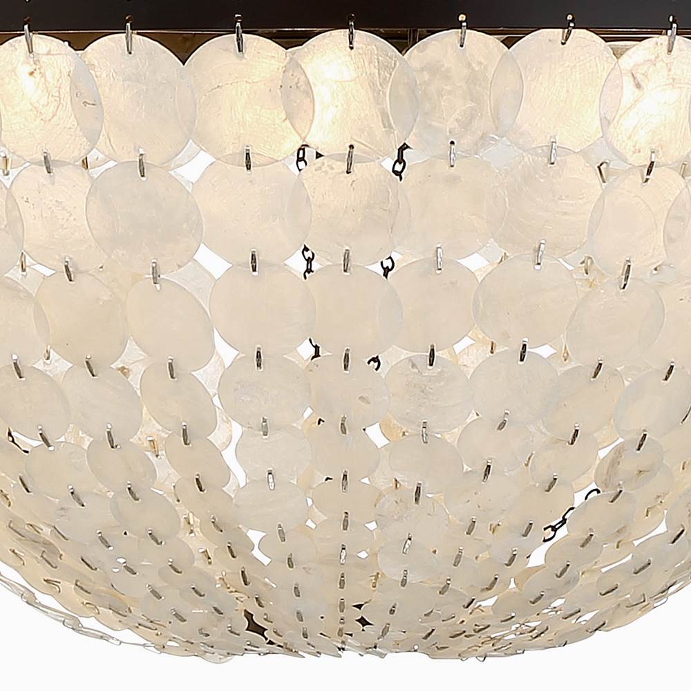Crystorama BRI-3006-DB Dark Bronze Brielle 6 Light Dark Bronze Chandelier Image 4