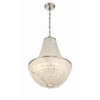 Crystorama BRI-3006-SA Antique Silver Brielle 6 Light Antique Silver Chandelier Image 5