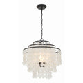 Crystorama BRI-3008-DB Dark Bronze Brielle 4 Light Dark Bronze Chandelier Image 1