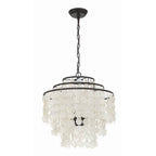 Crystorama Brielle 4 Light Dark Bronze Chandelier