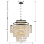 Crystorama BRI-3008-DB Dark Bronze Brielle 4 Light Dark Bronze Chandelier Image 2
