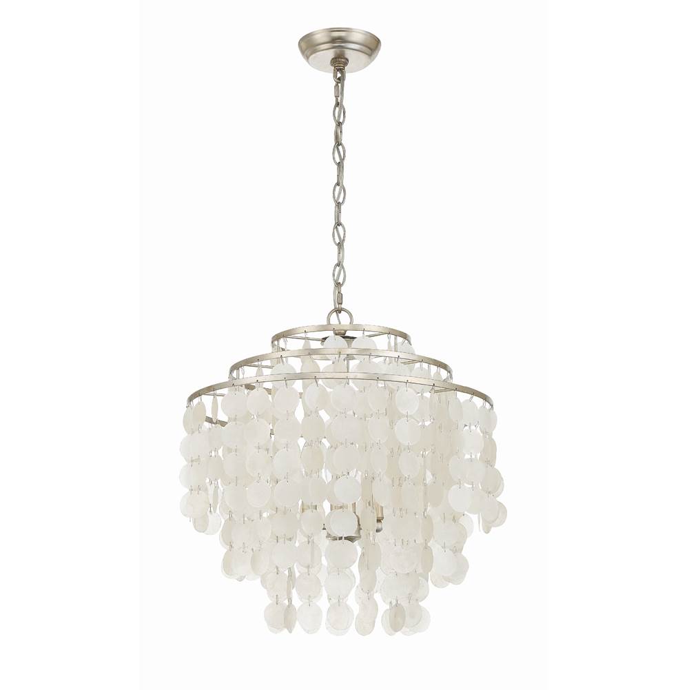 Crystorama Brielle 4 Light Dark Bronze Chandelier