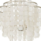Crystorama BRI-3008-SA Antique Silver Brielle 4 Light Antique Silver Chandelier Image 4