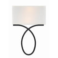 Crystorama BRK-A3702-BF Black Forged Brinkley 2 Light Black Forged Wall Mount Image 1