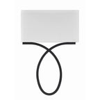 Crystorama Brinkley 2 Light Black Forged Wall Mount