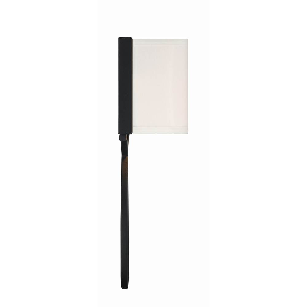 Crystorama BRK-A3702-BF Black Forged Brinkley 2 Light Black Forged Wall Mount Image 5