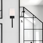 Crystorama BRO-451-BF Black Forged Bromley 1 Light Black Forged Wall Mount Image 3