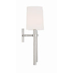 Crystorama Bromley 2 Light Black Forged Wall Mount