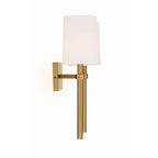 Crystorama Bromley 2 Light Black Forged Wall Mount