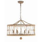 Crystorama BRX-B7906-BS Burnished Silver Brixton 6 Light Burnished Silver Chandelier Image 1