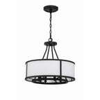 Crystorama BRY-8004-BF Black Forged Bryant 4 Light Black Forged Chandelier Image 6