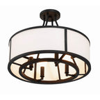 Crystorama BRY-8004-BF_CEILING Black Forged Bryant 4 Light Black Forged Ceiling Mount Image 5