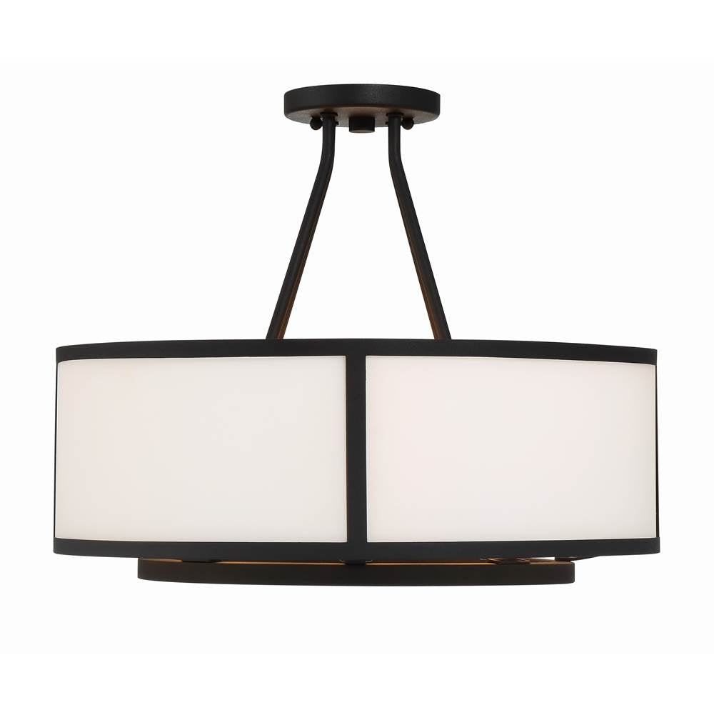Crystorama BRY-8004-BF_CEILING Black Forged Bryant 4 Light Black Forged Ceiling Mount Image 3