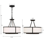 Crystorama BRY-8004-BF Black Forged Bryant 4 Light Black Forged Chandelier Image 2