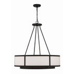 Crystorama BRY-8008-BF Black Forged Bryant 8 Light Black Forged Chandelier Image 5