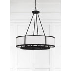 Crystorama BRY-8008-BF Black Forged Bryant 8 Light Black Forged Chandelier Image 3