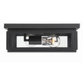 Crystorama BYR-80100-MK Matte Black Byron 2 Light Matte Black Outdoor Ceiling Mount Image 1