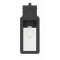 Crystorama BYR-80101-MK Matte Black Byron 1 Light Matte Black Outdoor Wall Mount Image 1