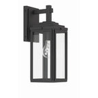 Crystorama BYR-80101-MK Matte Black Byron 1 Light Matte Black Outdoor Wall Mount Image 5