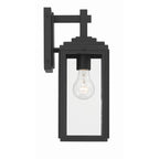 Crystorama BYR-80101-MK Matte Black Byron 1 Light Matte Black Outdoor Wall Mount Image 4