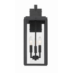 Crystorama BYR-80103-MK Matte Black Byron 3 Light Matte Black Outdoor Wall Mount Image 1