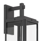 Crystorama BYR-80103-MK Matte Black Byron 3 Light Matte Black Outdoor Wall Mount Image 3
