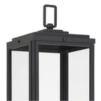 Crystorama BYR-80109-MK Matte Black Byron 3 Light Matte Black Outdoor Lantern Post Image 3