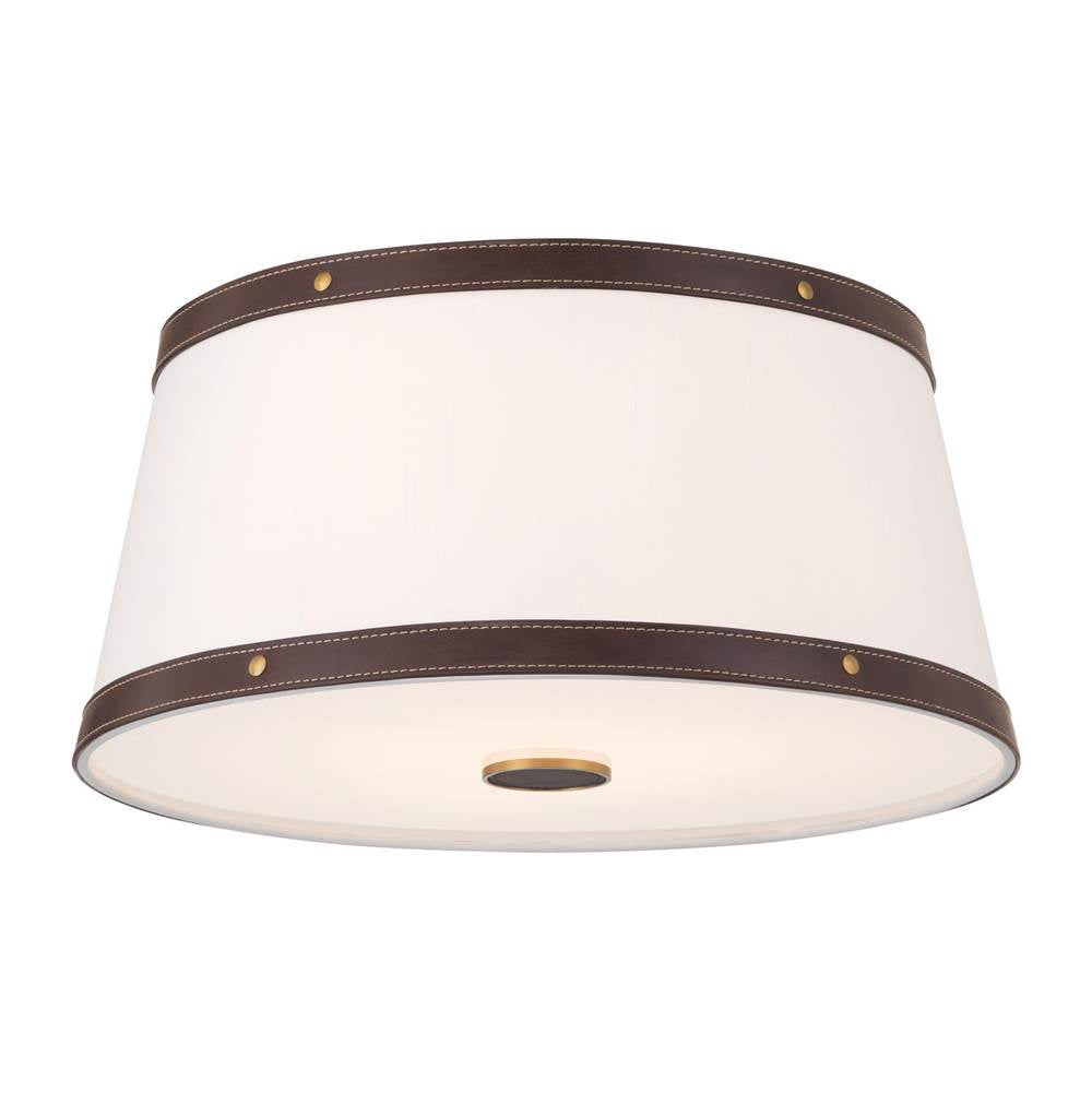 Crystorama CAL-2400-LG Luxe Gold Libby Langdon Callahan 17'' Luxe Gold Flush Mount Image 1