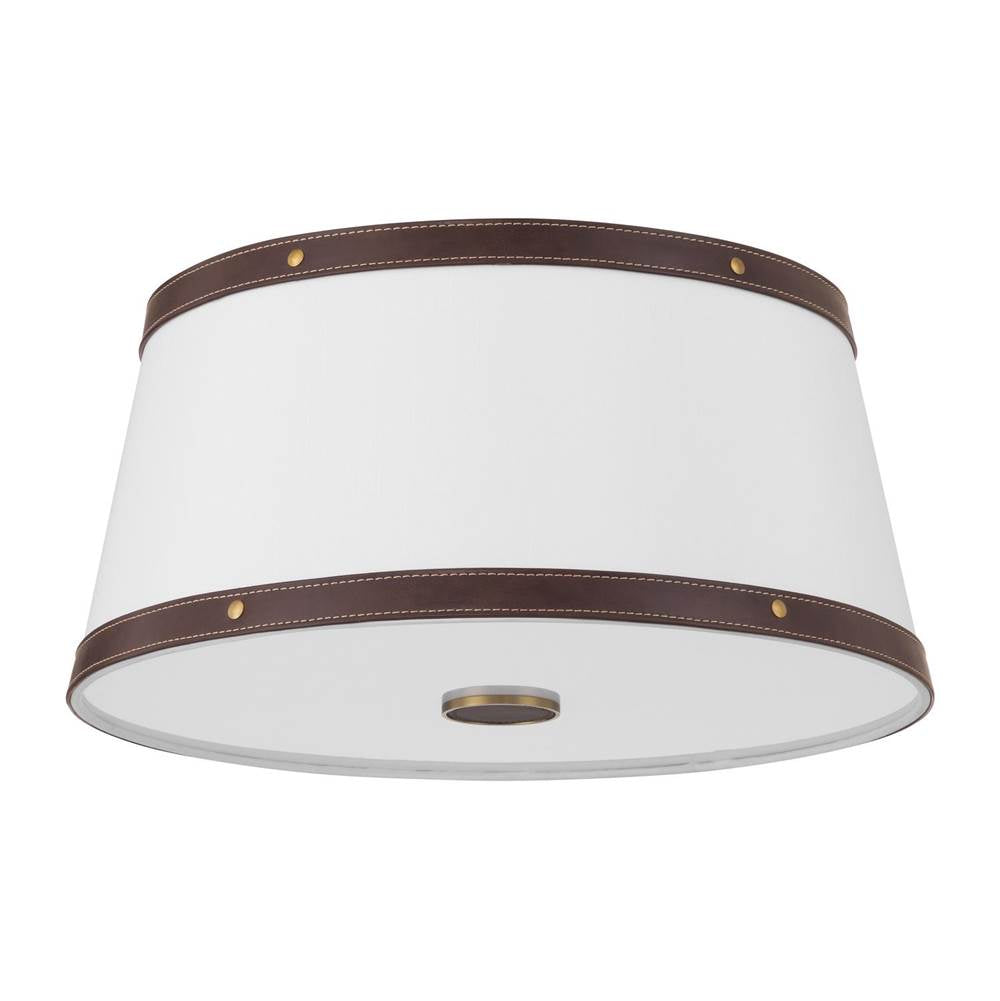 Crystorama Callahan Libby Langdon Callahan 17'' Luxe Gold Flush Mount