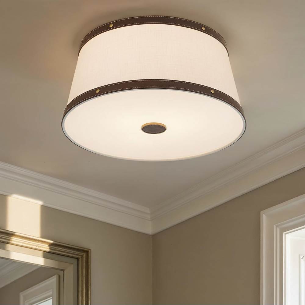 Crystorama CAL-2400-LG Luxe Gold Libby Langdon Callahan 17'' Luxe Gold Flush Mount Image 4