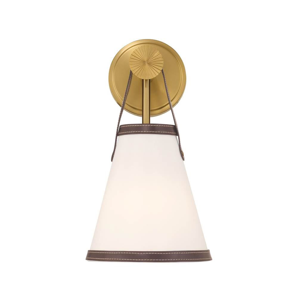Crystorama CAL-2401-LG Luxe Gold Libby Langdon Callahan 7.25'' Luxe Gold Sconce Image 7